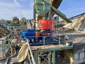 SUCCESSFUL COMMISSIONING BY LUTZE PROCESS OF A NEW SANDVIK TYPE CH430 CONE CRUSHER