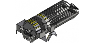 Lutze Process receives the order to supply a classifying bucket wheel type DSD 4011/09 BL 120 + dewatering screen 6000x2400mm from Stichweh